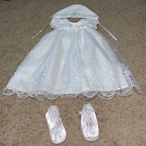 White formal dress